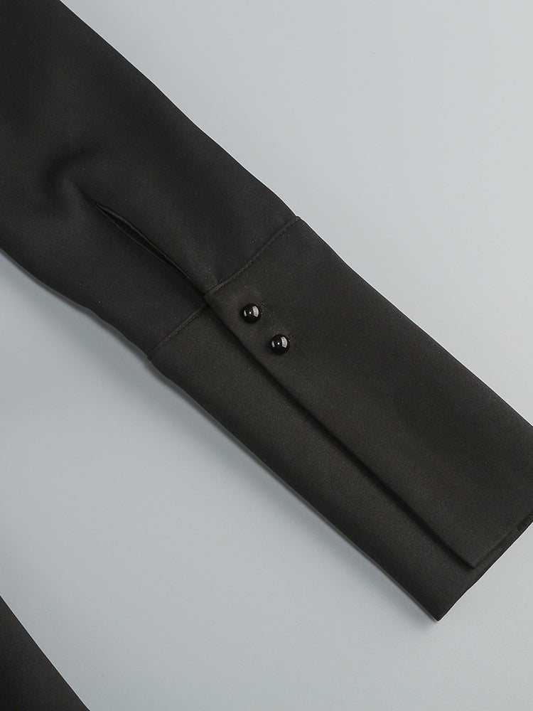 Peplum-Top mit glitzerndem Korsett-Detail