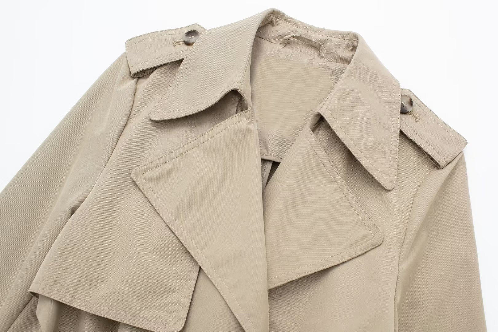 Klassischer Trenchcoat in Sandbeige