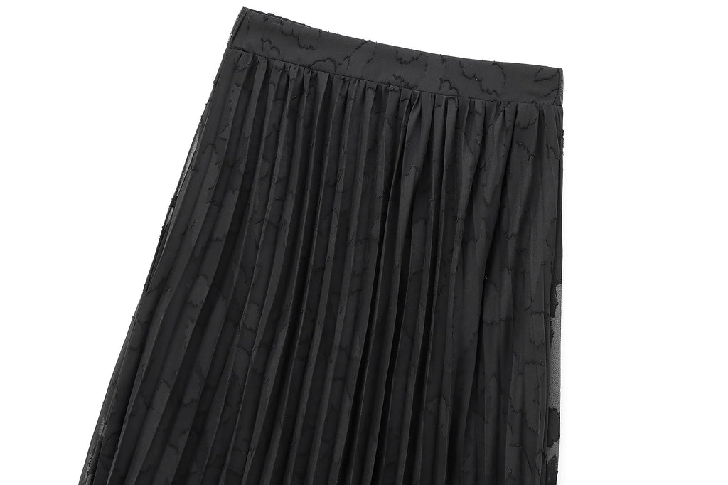 Zweiteiliges Strick-Set in Hellgrau