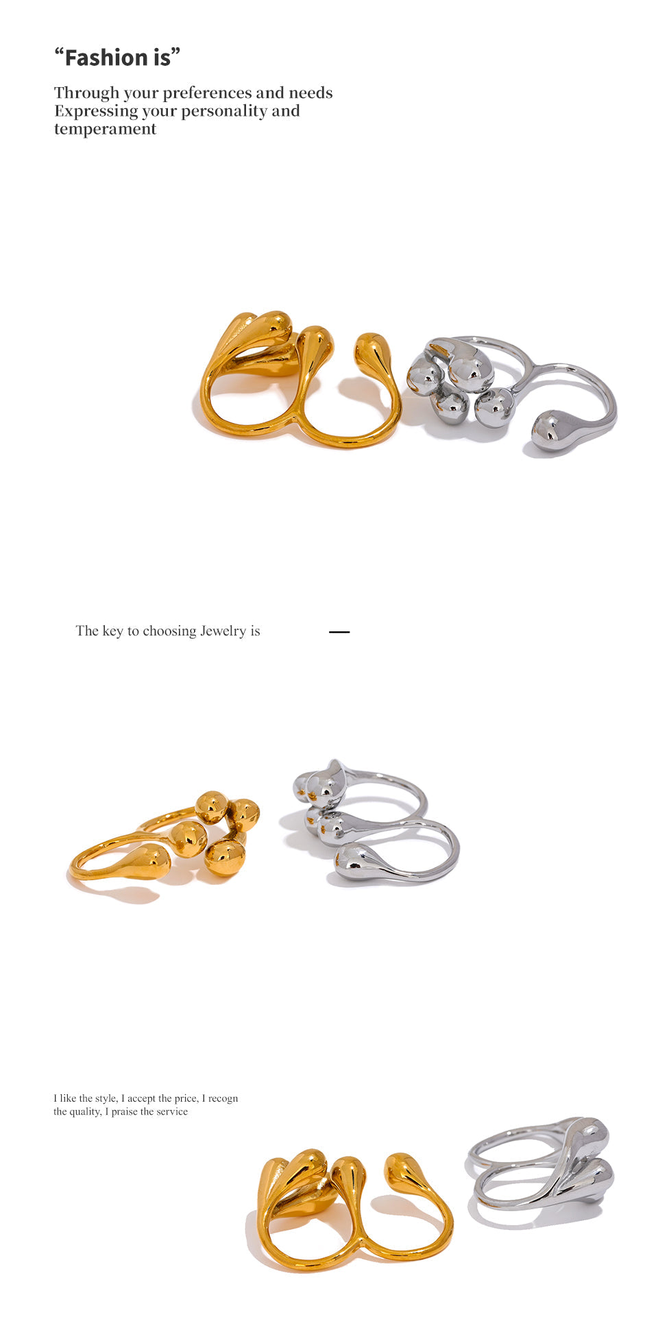 Skulpturaler Statement - Ring