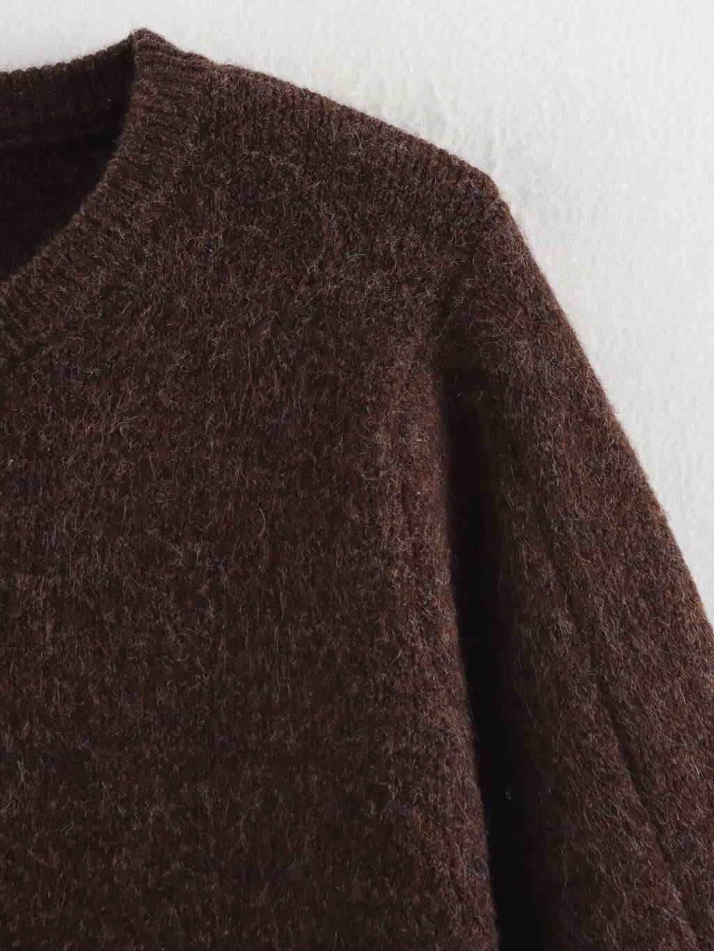 STRICKSET in Schokoladenbraun