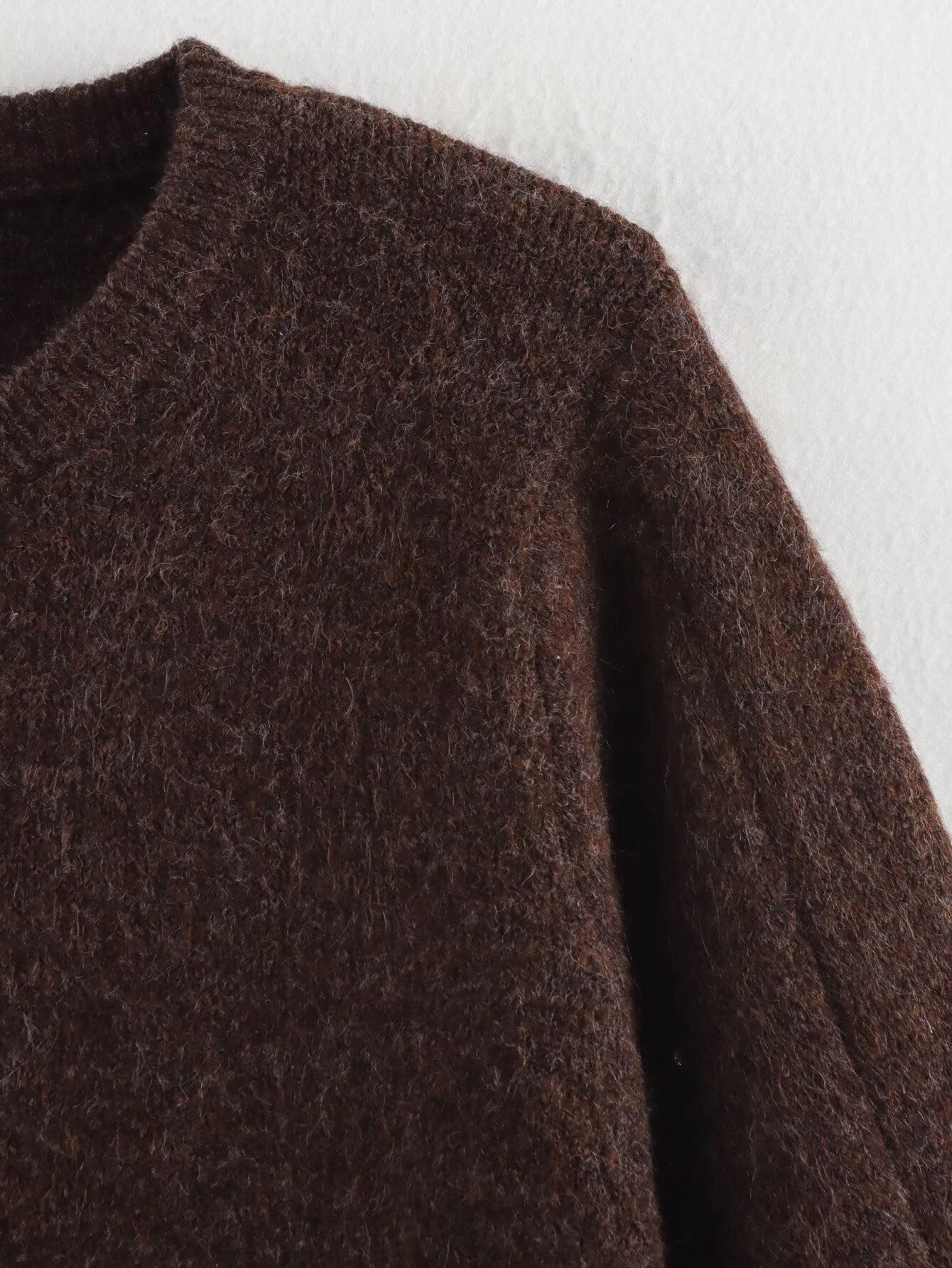 STRICKSET in Schokoladenbraun