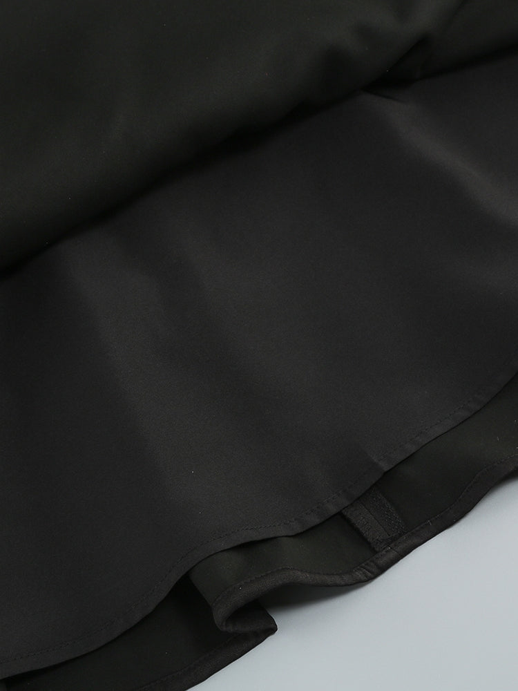 Peplum-Top mit glitzerndem Korsett-Detail