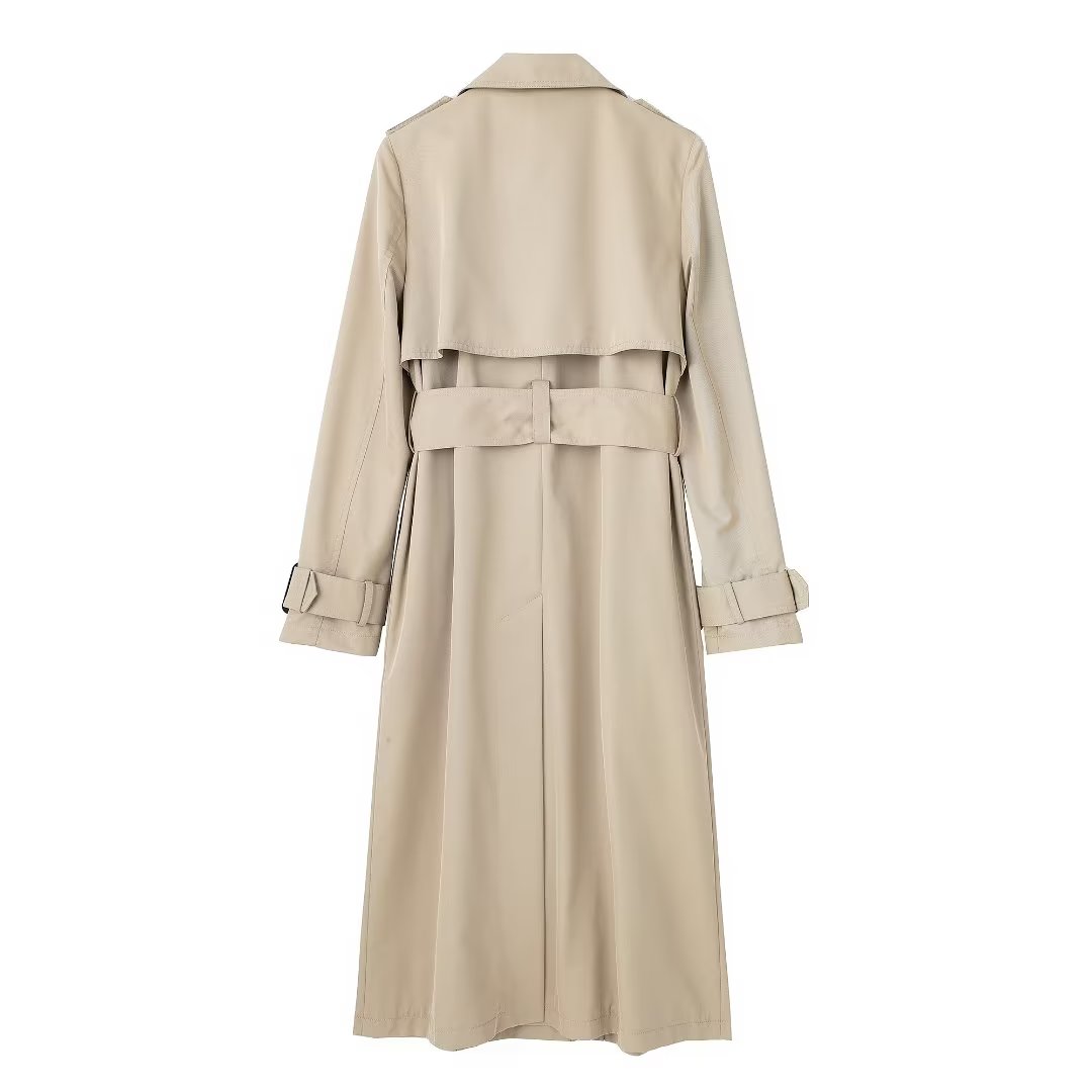 Klassischer Trenchcoat in Sandbeige